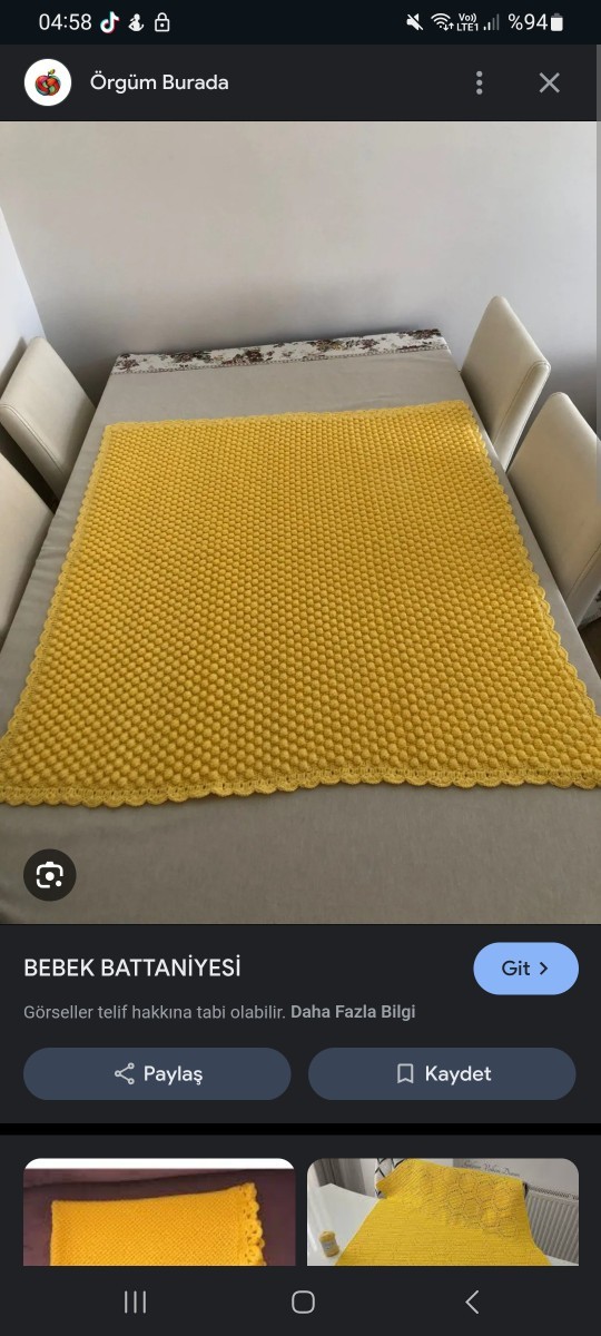 Battaniye seccade olur mu ki bilemedim?