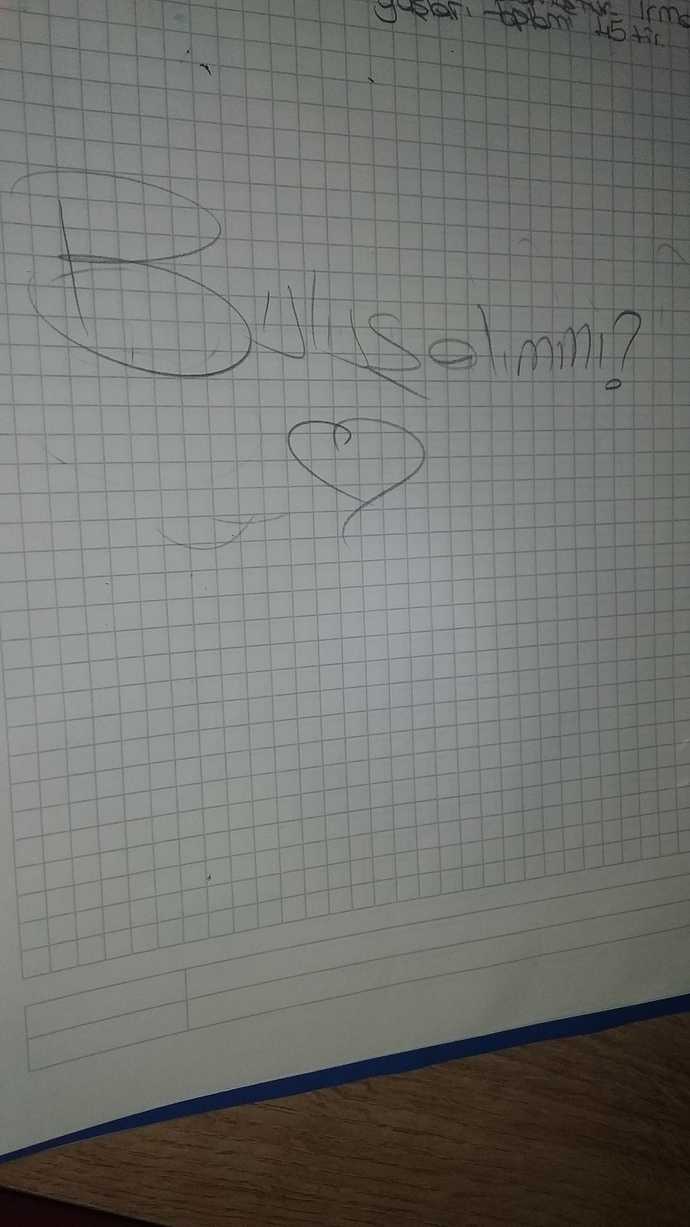 Benim hoşlandığım bir beni kırma da görüştü var Ben e sınıfındayım o a sınıfında çocuğa dedim teneffüste buluşalım dedim tmdedi?