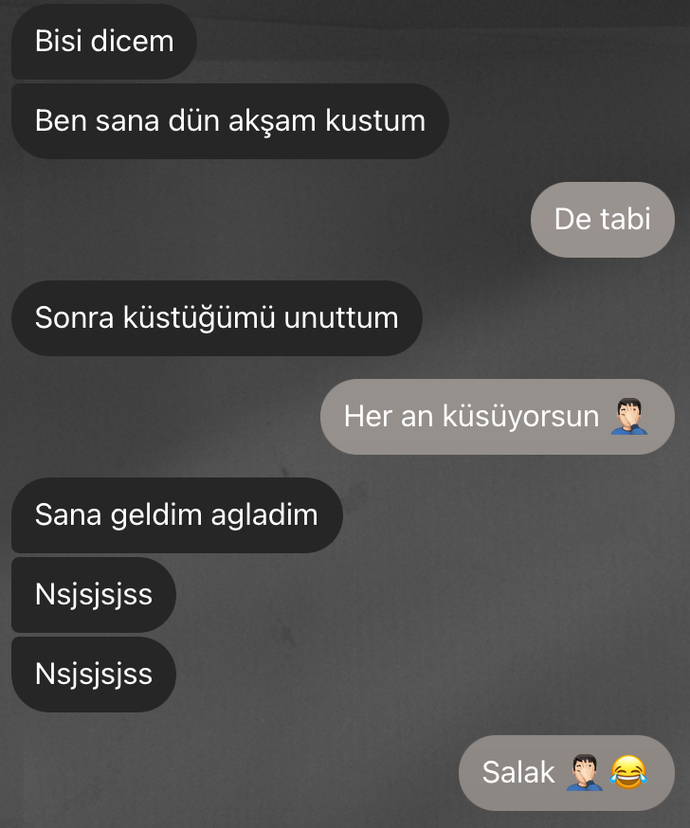 En yakın arkadaşınıza küsüp, küstüğünüzü unutup mesaj attınız mı?