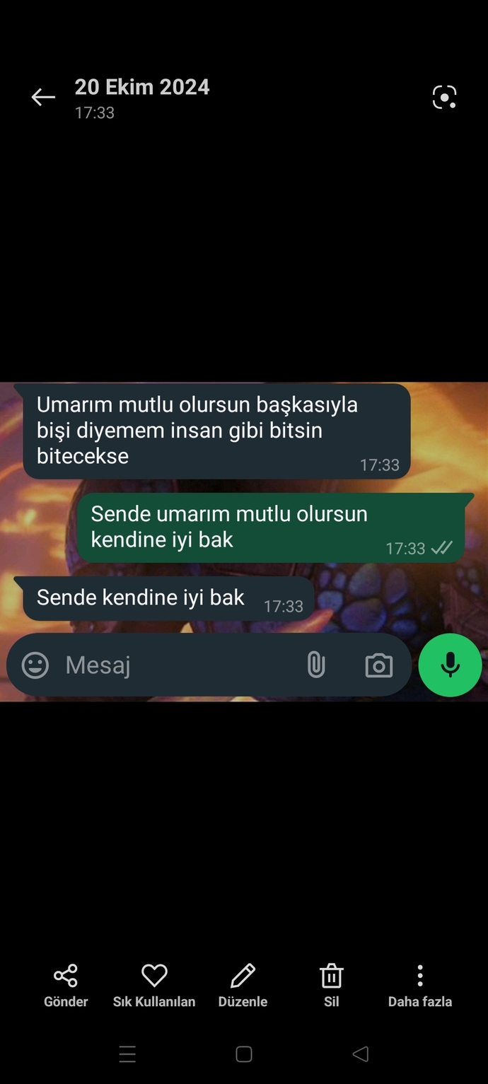 İlgisiz erkeğe tepkisini almak için başkasından hoşlanıyorum ayrılalım diyorum sakinlik normal mi?