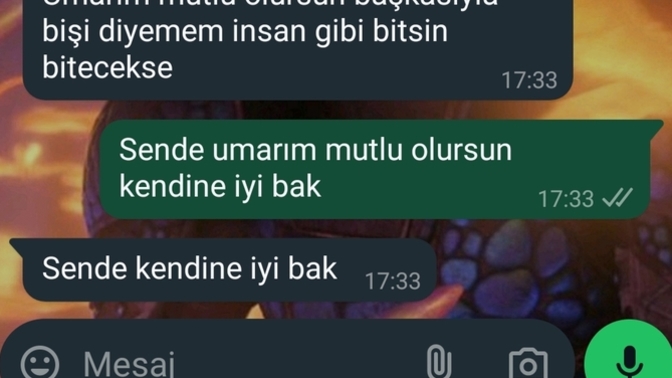 İlgisiz erkeğe tepkisini almak için başkasından hoşlanıyorum ayrılalım diyorum sakinlik normal mi?