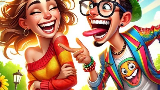 Komik misin? Ya da somurtkan misin genelde?