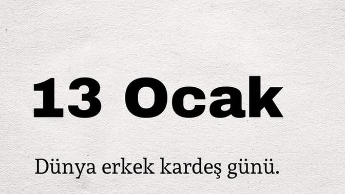 Bugün dünya erkek kardeş günü👨🖤✨ kız/erkek kardeş konusunda ayrım yapar mısınız?