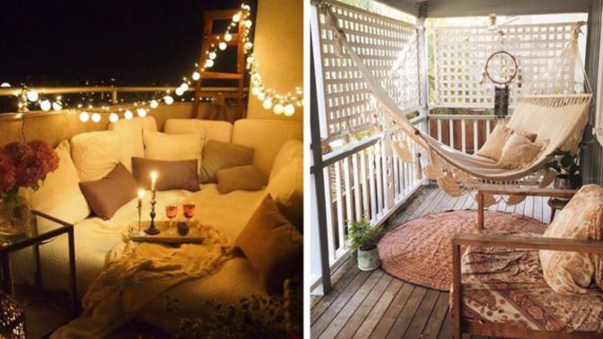 Balkon dekorasyonunda hangi tarz sence daha güzel?