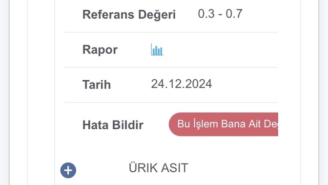 Kreatinin neden kırmızı çizgi var?