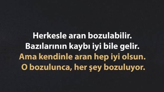 Biriyle aranız bozulunca kendinizi huzursuz hissediyor musunuz?