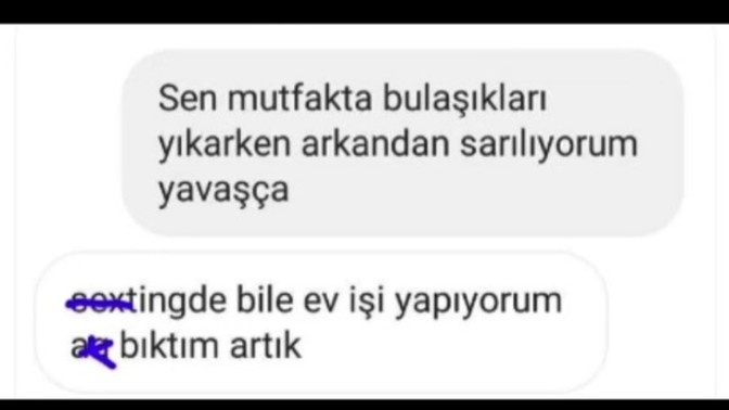Var mı kaçamadığiniz işler hayatin her alanında 🤣?