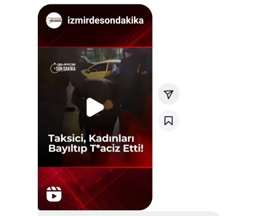 İstanbuldaki tacizci taksici olayını duydunuz mu?