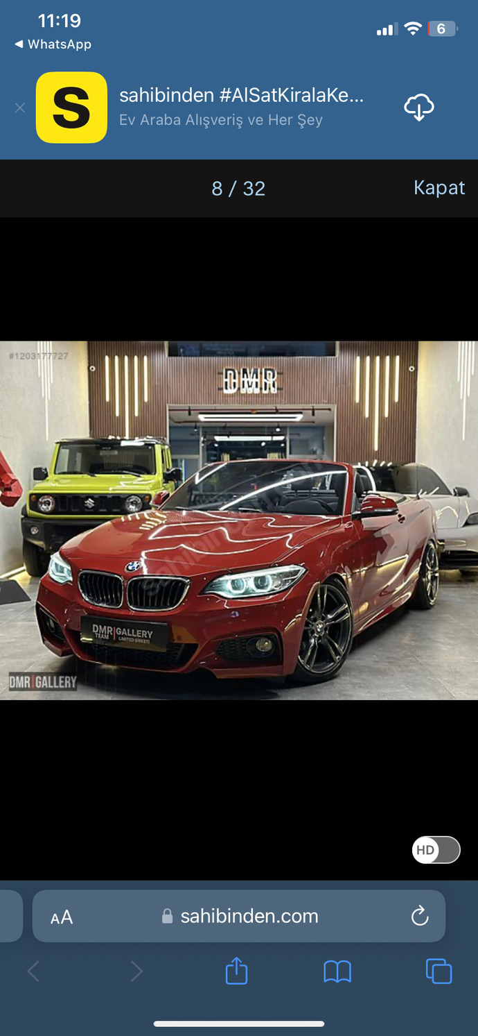 Nasıl araba sizce kırmızı cabrio?