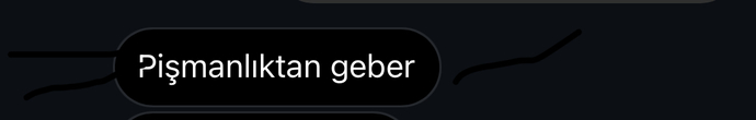 Gebermedim.. :))