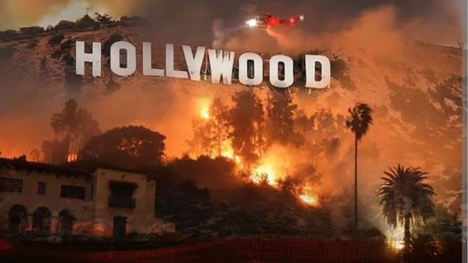 Benim ciğerim yanmış Hollywood yanmış çok mu?