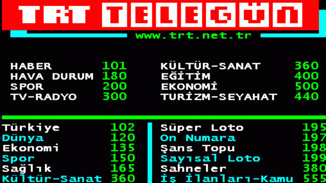 Teletext'e hala bakıyor musunuz?