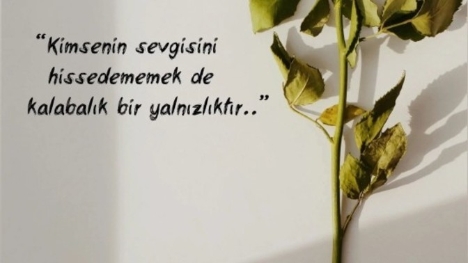 Sizce yanlızlık nedir?