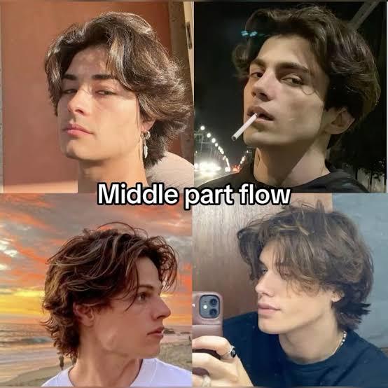Middle part saç erkeğe en yakışan saç modeli değil mi sizcede?