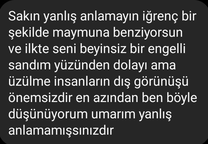 Adamın biri bana Instagramdan şu şekilde mesaj atmış, siz olsanız ne yapardınız?