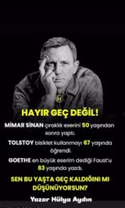 Başarmanın yaşı varmıdır sizce?