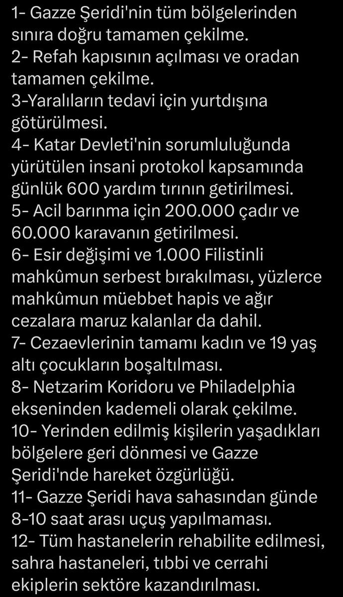 İsrail yenildi! Barış anlaşmasının şartlarını okudunuz mu?