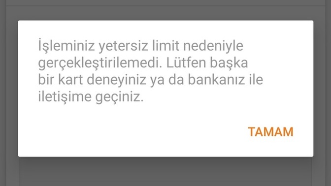 Trendyolda ışlem yapamıyorum nasıl düzelte bilirim?