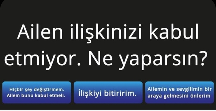 Sevgili mi daha önemlidir? Yoksa aile mi?