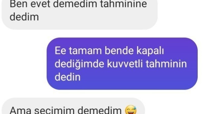 Tekrar soruyorum?