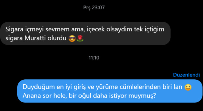 Duyduğunuz/Gördüğünüz en iyi giriş cümlesi neydi?