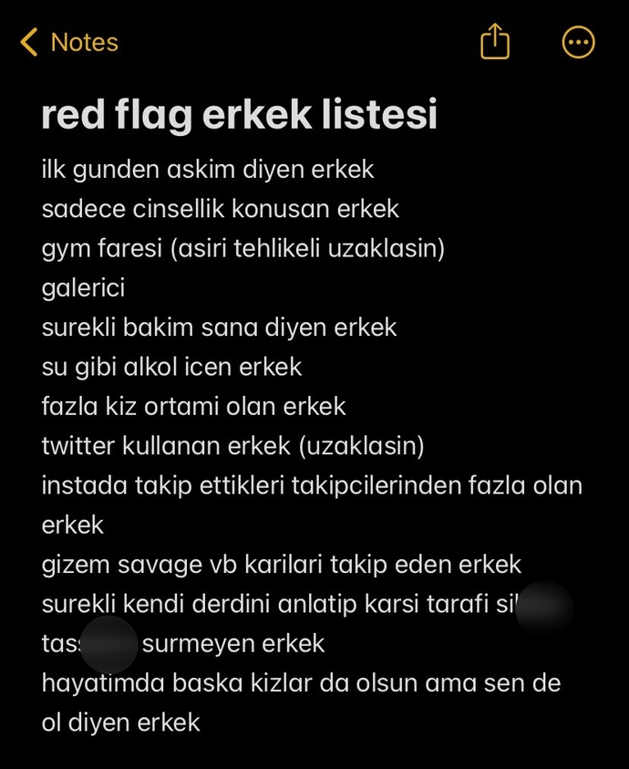 Bir kadının red flag erkek listesi! Listeye katılıyor musunuz, eklemek istediğiniz var mı?
