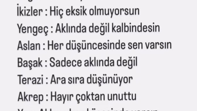 Aklında sen varmısın?