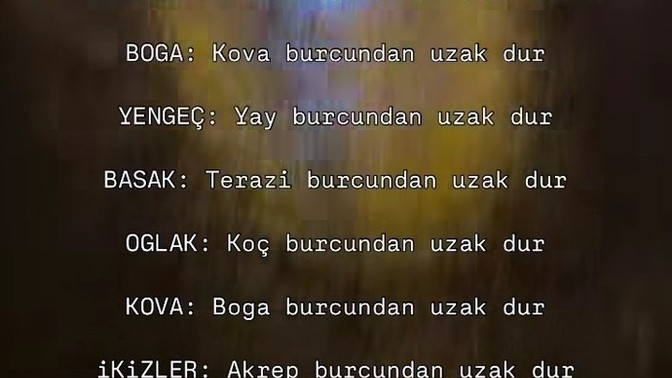 Burcunuz hangi burçtan uzak durmalıymış?