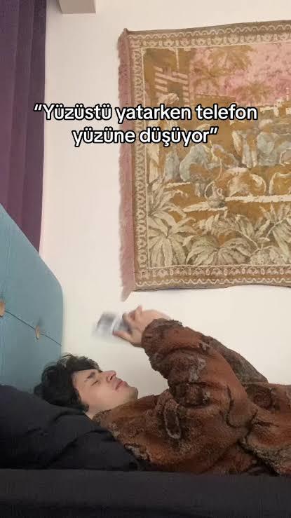 Uzanırken mesaj yazabiliyor musunuz?
