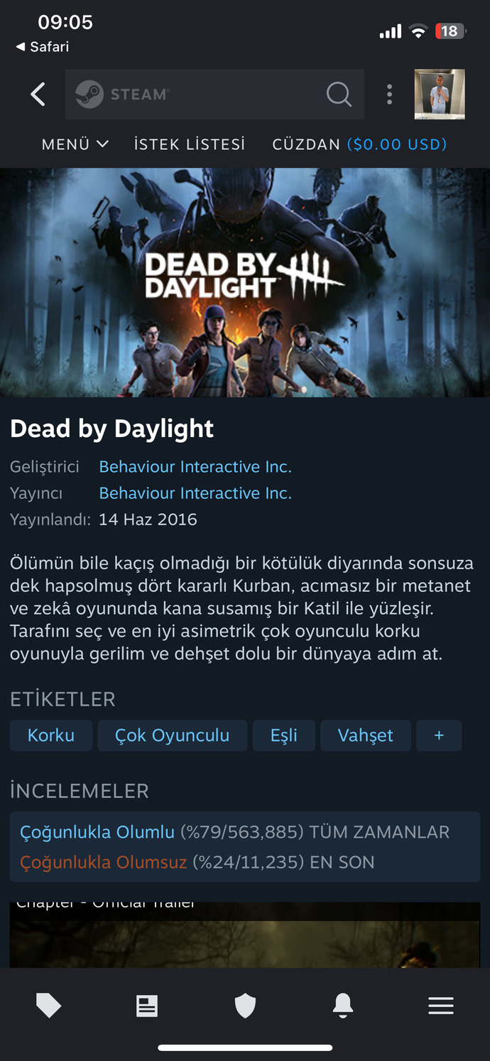 Bu korku oyununu burdan oynayan var mı acaba 😄