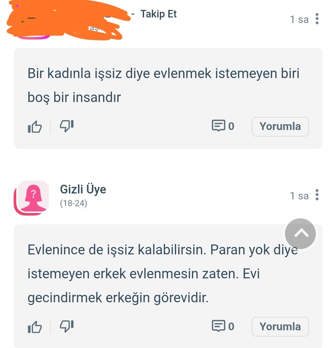 Feminist kızlar çalışmayan erkekle evlenir mi?