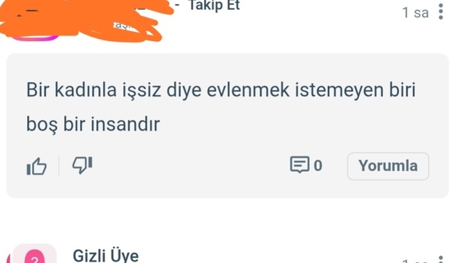Feminist kızlar çalışmayan erkekle evlenir mi?