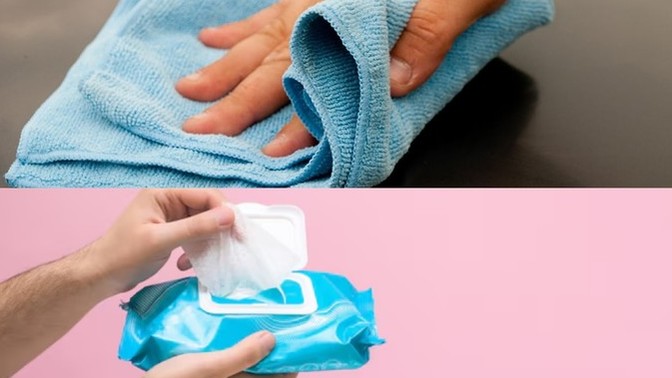 Mikrofiber bez mi yüzey temizleme mendilleri mi?