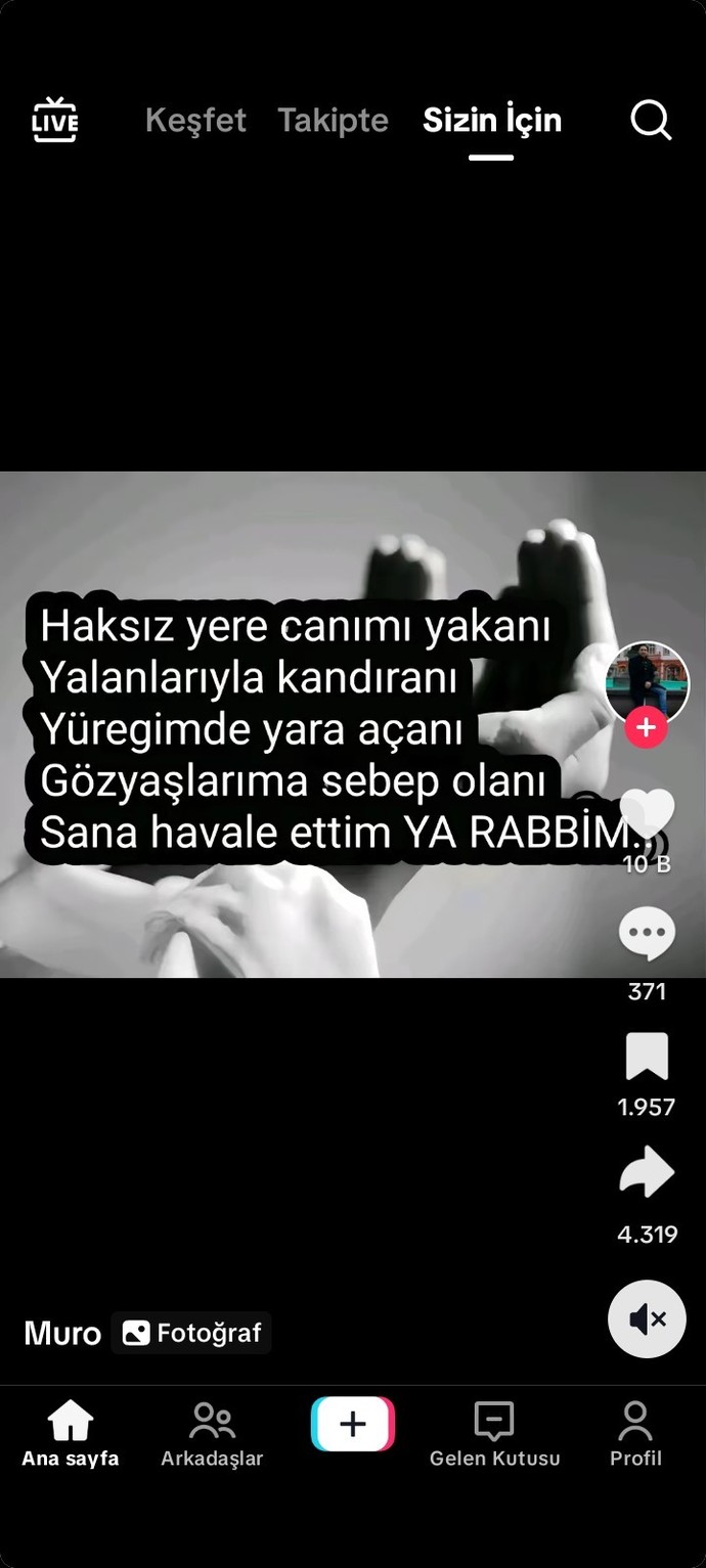 Sevgilimle ayrıldık bunu paylaşmış?