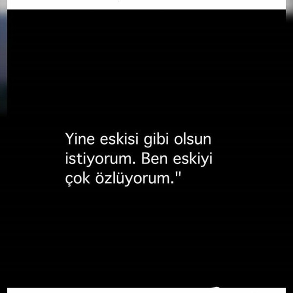 Gecmise özlem duyuyormusunuz?