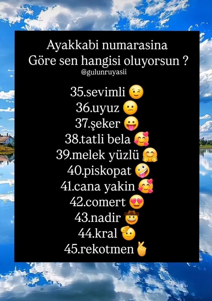 Ayakkabı numaranıza göre sen neysin?