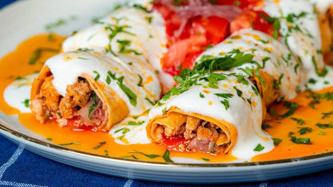 Yoğurtlu tantuni hiç yediniz mi?