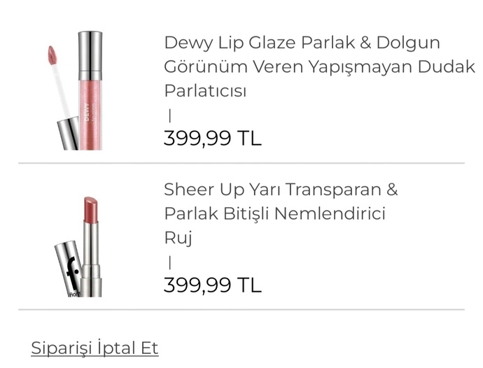 Bunlar şişirme fiyat. Sepette 384₺ ödedim renkleri gerçekten güzel.