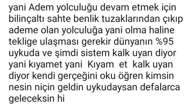Burada ne anlatmak istemiş?