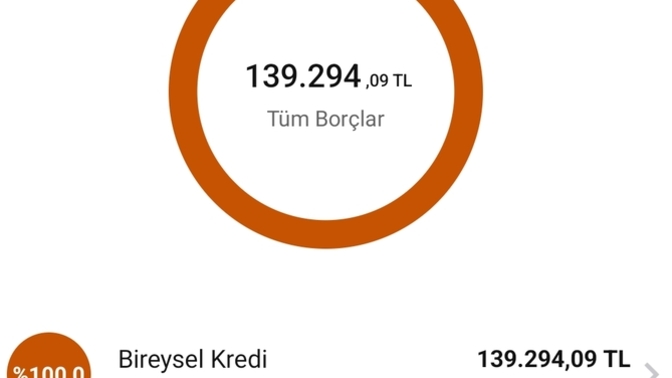 Güncel borcunuz ne kadar?