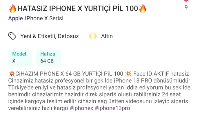 Dönüştürülmüş iPhone Hakkında Bilgisi Olan?