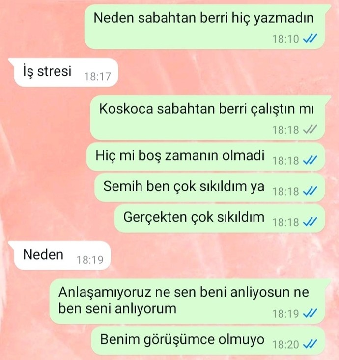 Sabahtan berri insan hiç yazmaz mı?