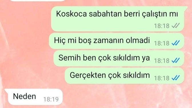 Sabahtan berri insan hiç yazmaz mı?