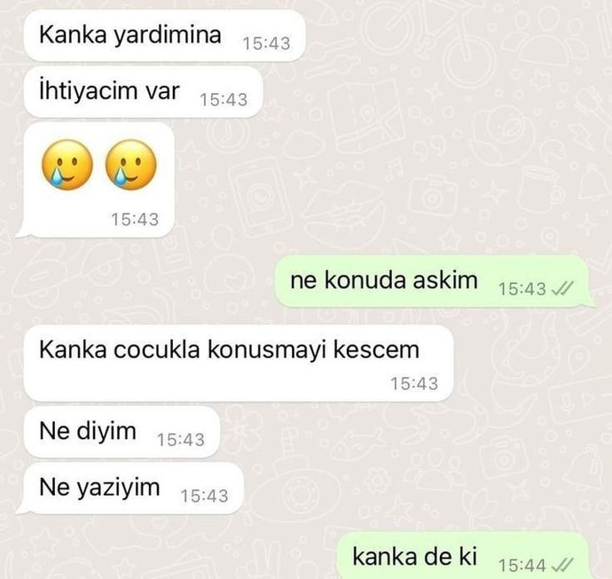 Arkadaşınız sizden böyle bir şey istese, mesaja ne cevap verirdiniz?