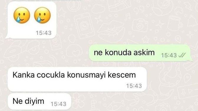Arkadaşınız sizden böyle bir şey istese, mesaja ne cevap verirdiniz?
