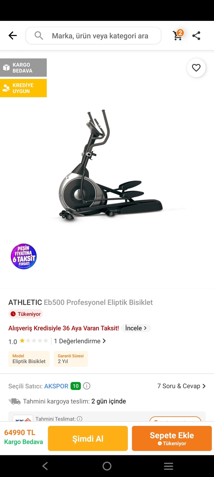 Eve profesyonel eliptik bisiklet aldım çok mu acayip Durmuş cihaz çok büyükmüş?
