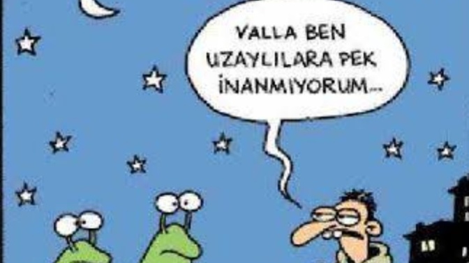 Uzaylılar dünyaya gelse ve seni kendi gezegenlerine götürmek isteseler, yanına alacağın tek şey ne olurdu?