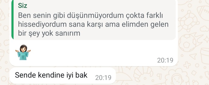 Neden bu emojiyi atmiş olabilir?