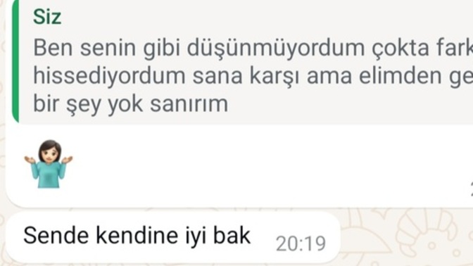 Neden bu emojiyi atmiş olabilir?