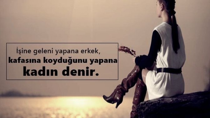 Her capkin erkegi dize getirecek bir kadin var mi?